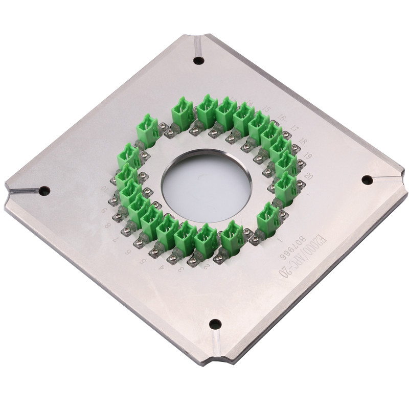 Polishing Fiber Optic Fixtures E2000apc 20 Connector To Patch Cord