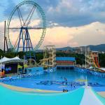 Fiberglass Plastic Spiral Water Slide Summer Water Theme Park Equipment For Kids