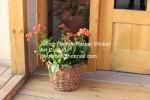 2016 new style wicker garden baskets round shape