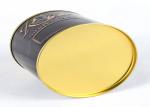 Dome Metal Tin Can Container With Double Lids