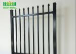 OHSAS 18001 Home Garden Powder Coated Tubular Steel Fence