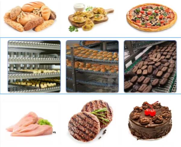 Cheap Customized Spiral Cooling Tower Conveyor For Toast Bread Pizza Food for sale