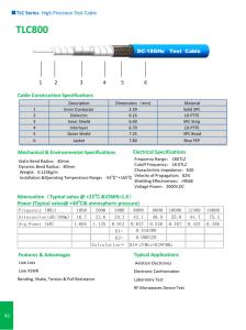 Quality TLC Series High precision Test Cable wholesale