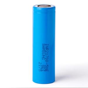 Quality Samsung 50E 21700 5000mAh 9.8A Battery 3.6V Lithium Ion Battery Cell INR21700-50E wholesale