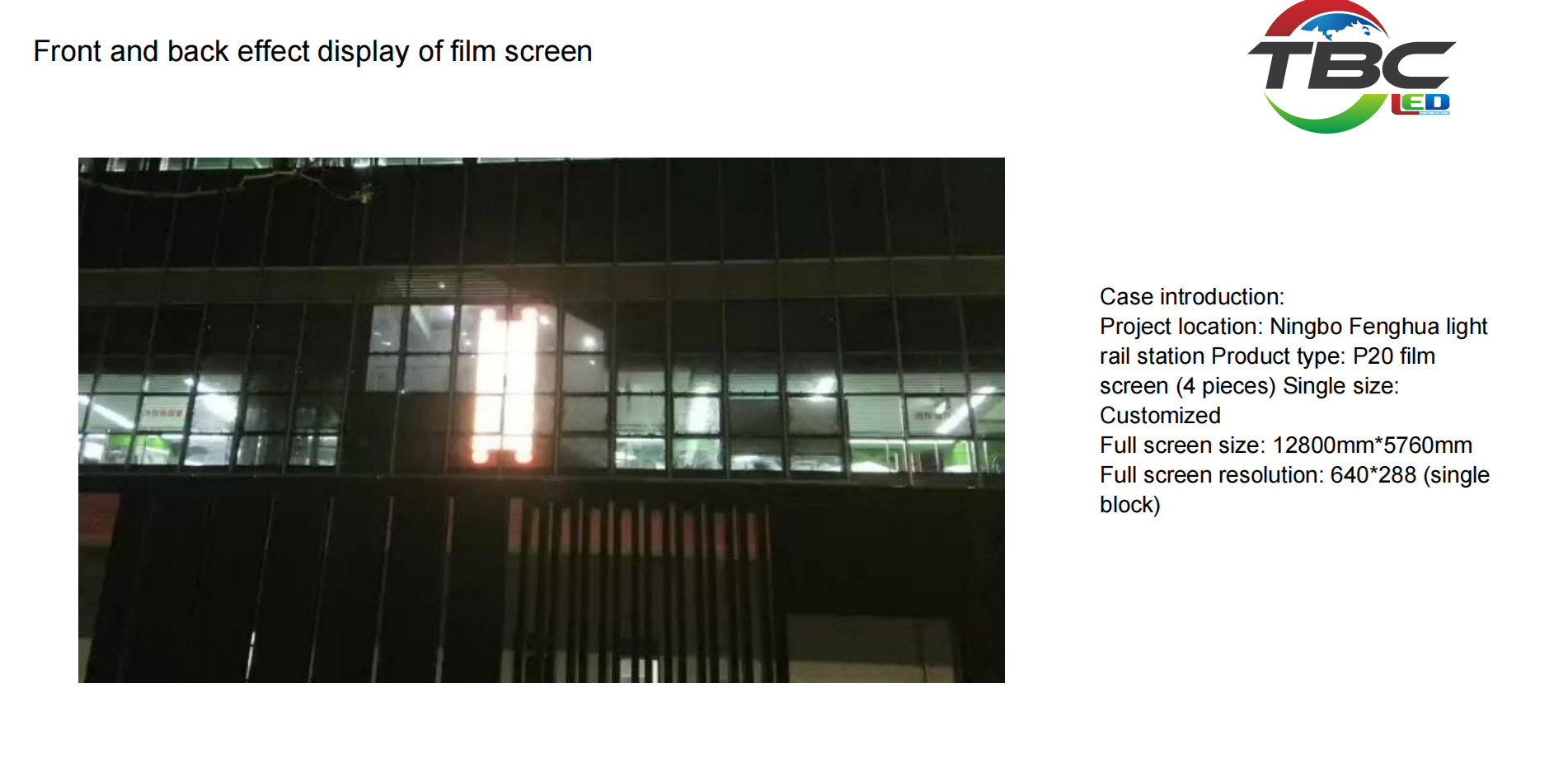 P20 SMD 2121 Transparent Led Display Screen IP65 Protection