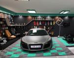 Temperature Resistant Polypropylene Garage Flooring Interlocking Garage Flooring