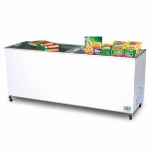 Quality Highly Efficient Compact Chest Freezers Glass Top With Overload Protection wholesale