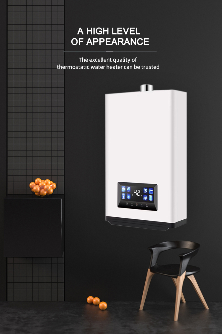 Instantaneous 2800Pa LPG Gas Water Heater Boiler Household 16L
