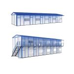 Workshop Warehouse Construction Assembled Container House with Light Steel