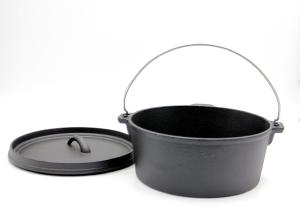 Quality OEM Cast Iron Dutch Pot Enameled Cast Iron Casserole For Camping wholesale