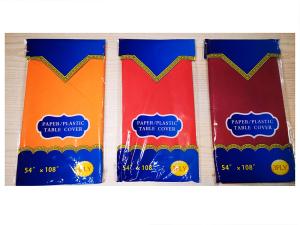 Quality Nicely Waterproof Holiday Disposable Party Paper Tablecloths All Seasons wholesale