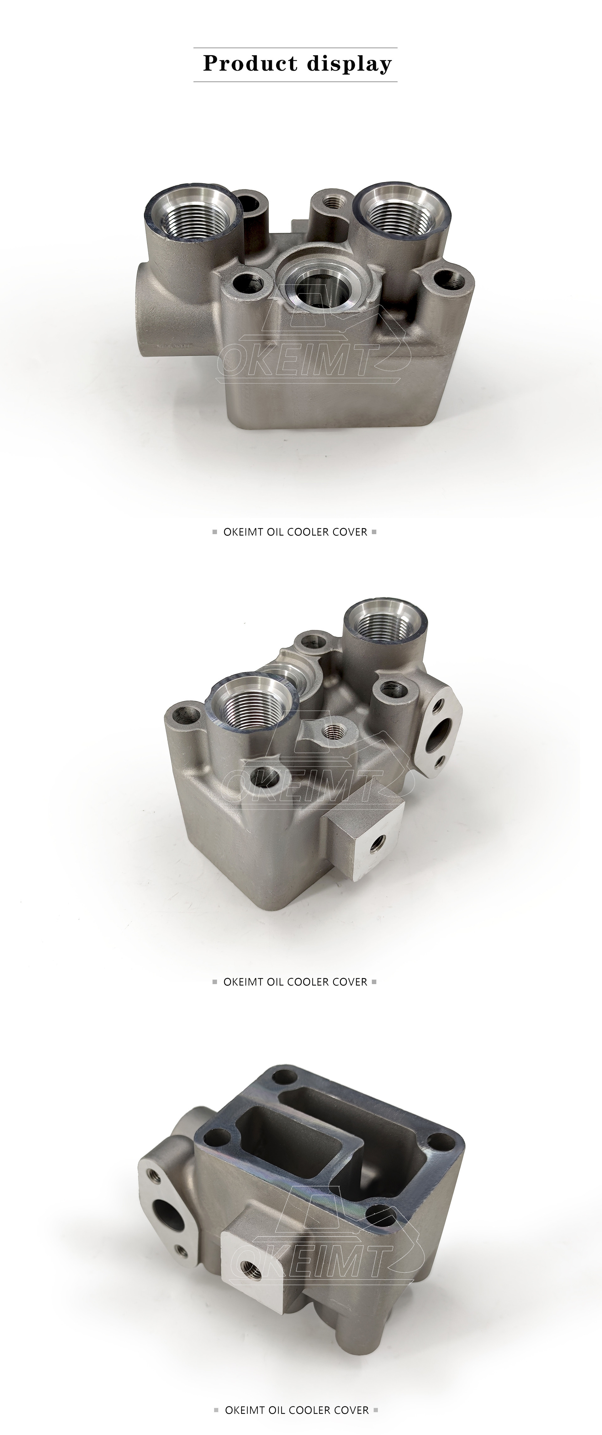 Isuzu Engine Parts 4BG1 6BG1 OIL PORT 8972234300 For Hitachi ZX120 ZX200 ZX240
