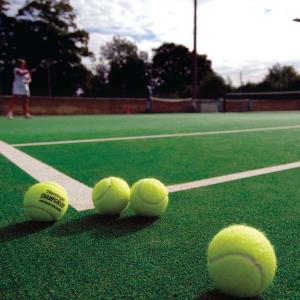 Quality 15mm Artificial Grass Tennis Court Volleyball Area Support Environmental wholesale