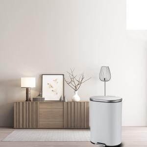 Quality Stainless Steel 320mm Height Bathroom Garbage Bin wholesale