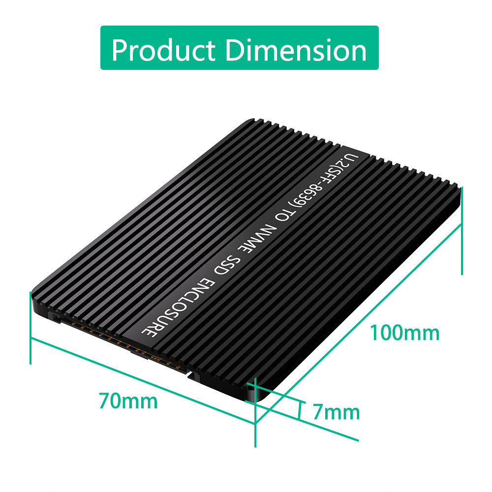 M.2 NGFF NVMe 2.5" SSD To U.2 SFF-8639 Adapter Card OEM