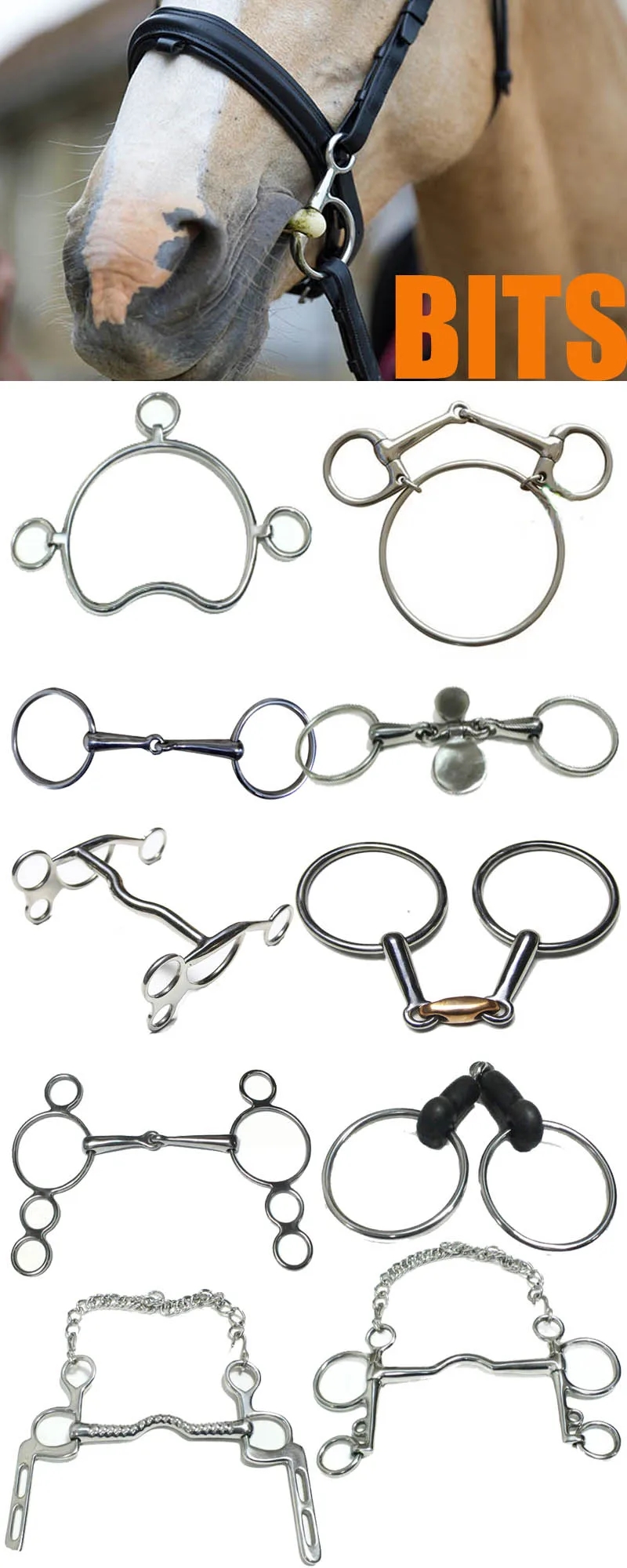 Custom Horse Rider Bit Equestrian Horse Twist Bit with Harness and Polish Finish