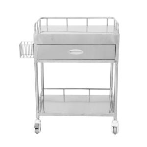 Quality Long Lasting Hospital Stainless Steel Trolley Customized Surgical Case Cart wholesale
