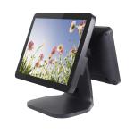 Aluminium Alloy Housing Dual Screen Pos Energy Saving Black / White Color