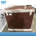 Manual Defrost Glass Door Chest Freezer Mechanical Temperature Control