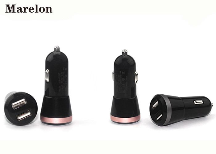 Portable Mini USB Car Charger Dual USB Port For Mobile Phone Charging