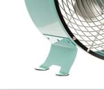 High Velocity 4 Blade Metal Desk Fan 35W 9 Inch Air Cooling With Copper Motor