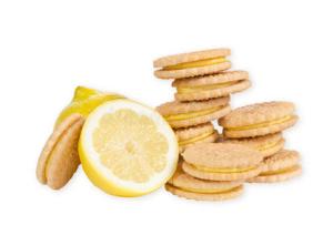 Quality Tin Sweet Lemon Cookies Biscuits 340g Round Premium Hard wholesale