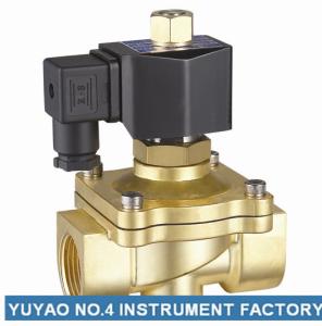 Quality Two Way Brass Air Operated Solenoid Valve , 2 Inch Water Solenoid Valve wholesale