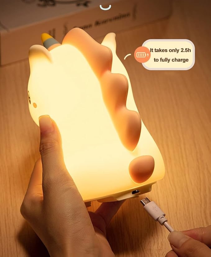 Waterproof and Good Flexibility Kids Night Light for Rechargeable Toddler 16 Colors Lamp