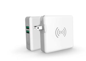 Lithium Battery 5200mAh QC3.0 Wireless Qi Phone Charger