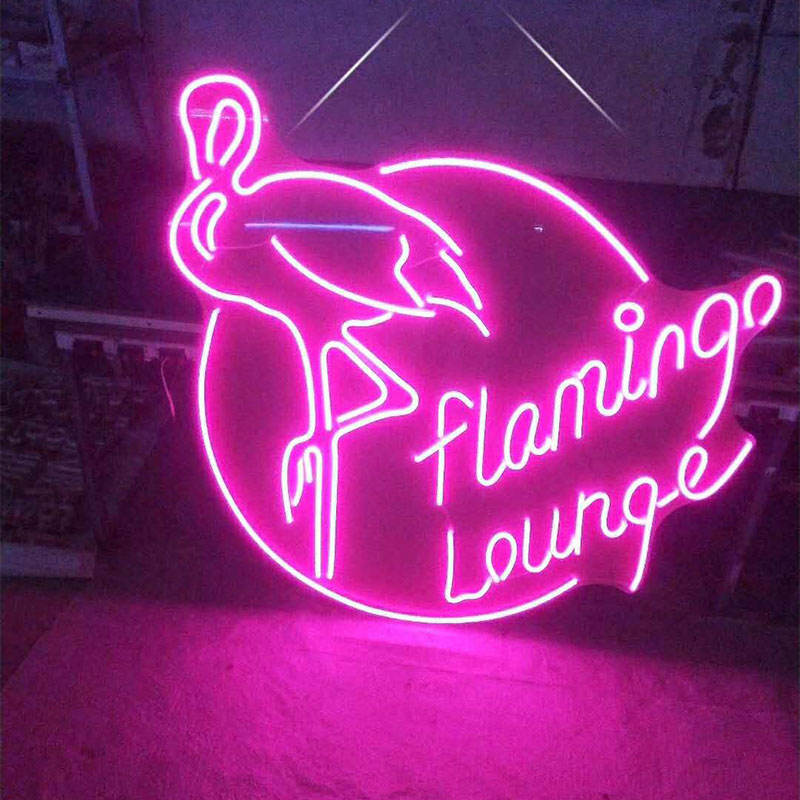 Hot Selling Waterproof Open Neon Sign Gas Bar Pink Acrylic Led Neon Light