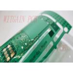 Super Thin 2 Layer PCB Credit Card Laminate Green Solder Mask