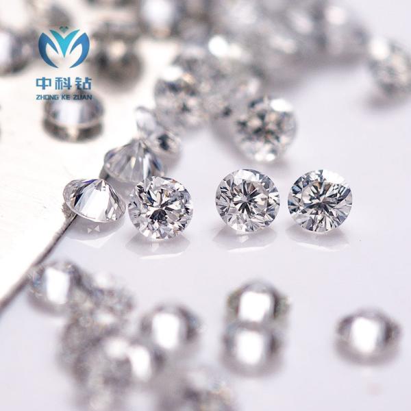 Small Size Lab Grown Diamonds Melee 0.1ct Pointers Round Shape 3mm Size DEF VS