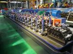 High precision HF steel pipe line