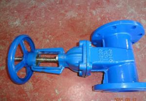 China Z41X RRHX Resilient Seated Gate Valve Blue Iron Coating EPDM / NBR on sale