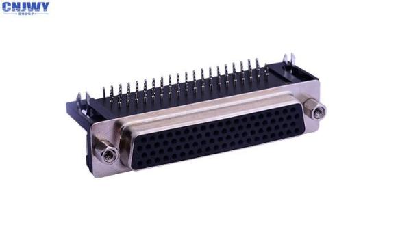 78 Pin VGA Input Output Connectors 90 Degree Plug In Master Seat Rated Current 3