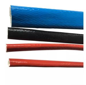 Quality Silicone Coated Fiberglass High Temp Wire Sleeve Exhaust Insulation Heat Shield wholesale