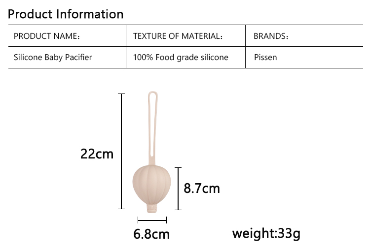 BPA Free Safe Silicone Pacifier Case Holder Hot Air Balloon Shape pacifier pouch