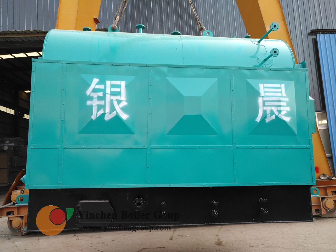 DZL 1-20 t/h 1.0-1.25mpa steam temperature 184-194C there return water and fire tube chain grate coal fired steam boiler