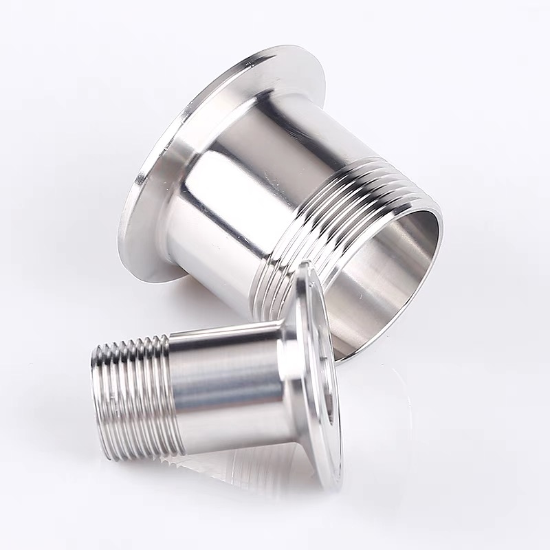 Sanitary Stainless Steel 304 Tri Clamp Bsp Pipe Fittings Male Thread Coupling Forged