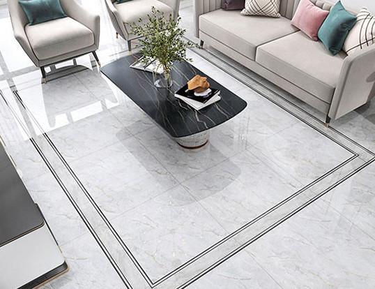 3D Inkjet Printing Luxury Porcelain Tile Golden , 800x800mm 3pcs Full Polished
