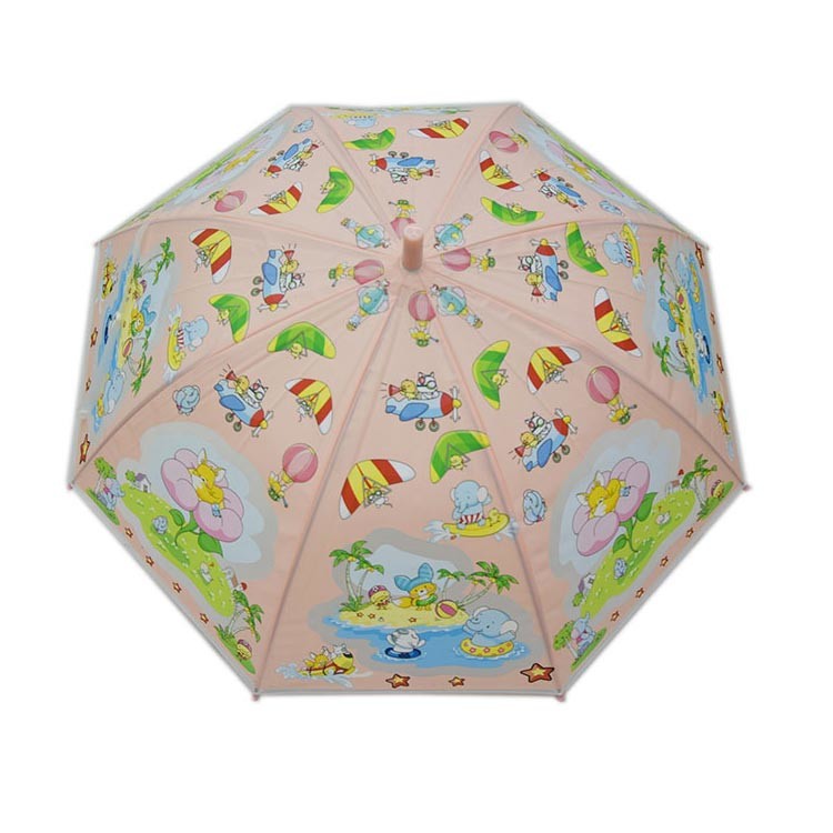 UPF Cartoon POE Small Umbrella For Kids 21 Inches
