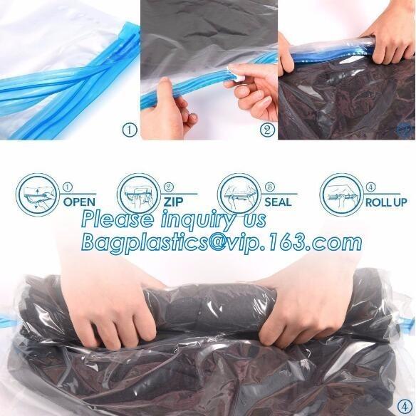 clothes storage vacuum box, vacuum storage bags big size space bag, plastic