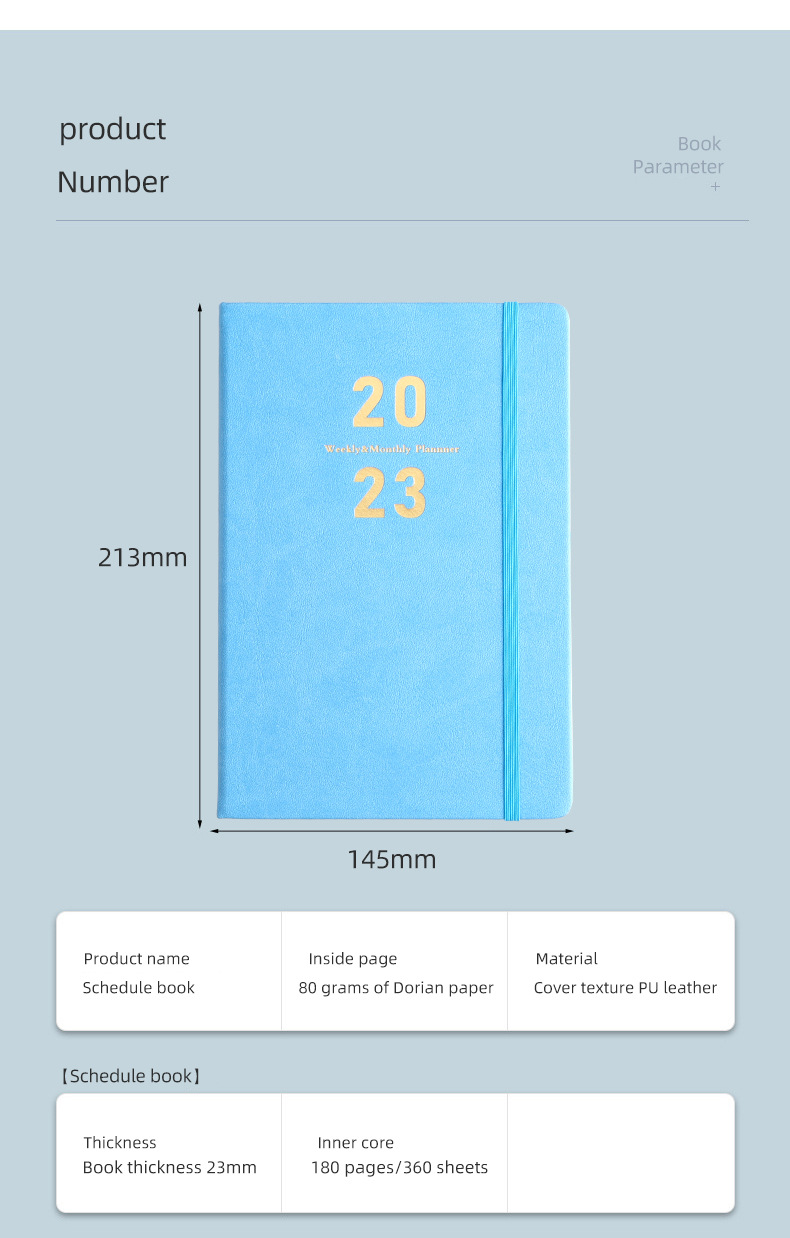 Custom A5 Printed Pu Hardcover Notebook With Elastic Band For Business Customized Logo