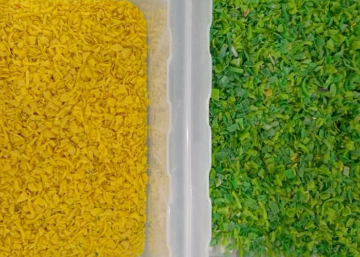 Automatic Recycling PET Plastic Sorting Machine 1200 Channels 1500Kg Weight