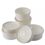 26oz White Printing Disposable Food Grade Paper Bowl For Ice Cream And Frozen