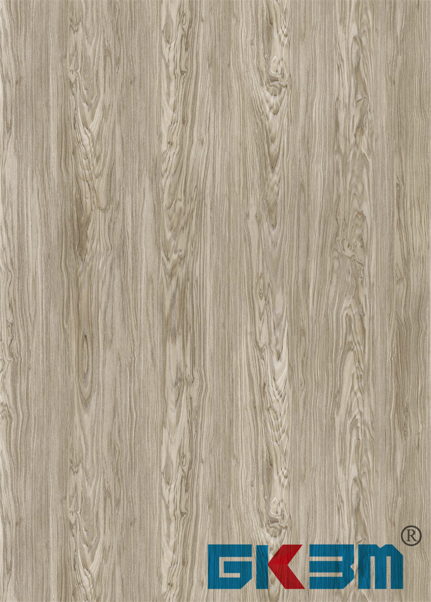 Waterproof Zero Formaldehyde SPC Wood Flooring Brown Walnut Look 6mm DP-W82294-2