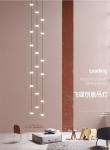 Led staircase chandelier modern living room chandelier hanging designer Villa