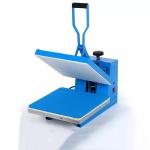 Blue Flat Clamshell T Shirt Heat Press Machine For Sublimation Printing