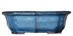Glazed Bonsai 30x23x10cm Blue Ceramic Indoor Plant Pots