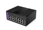 Managed Gigabit Industrial Switch ,16x10/100/1000Base-TX + 2xGbE Combo